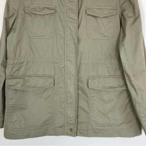 Earthbound Trading Khaki Green Utility Jacket Western Aztec Southwest Print Sz S - Picture 8 of 16